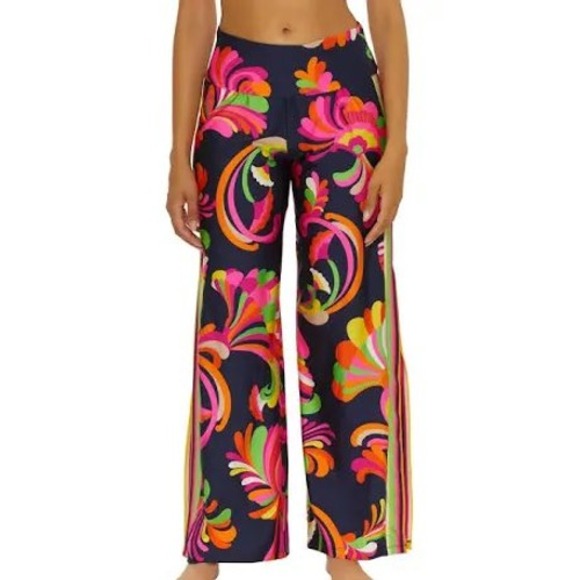 Trina Turk Poolside Cover Up Swim Pants Women's Size Medium - Picture 1 of 5